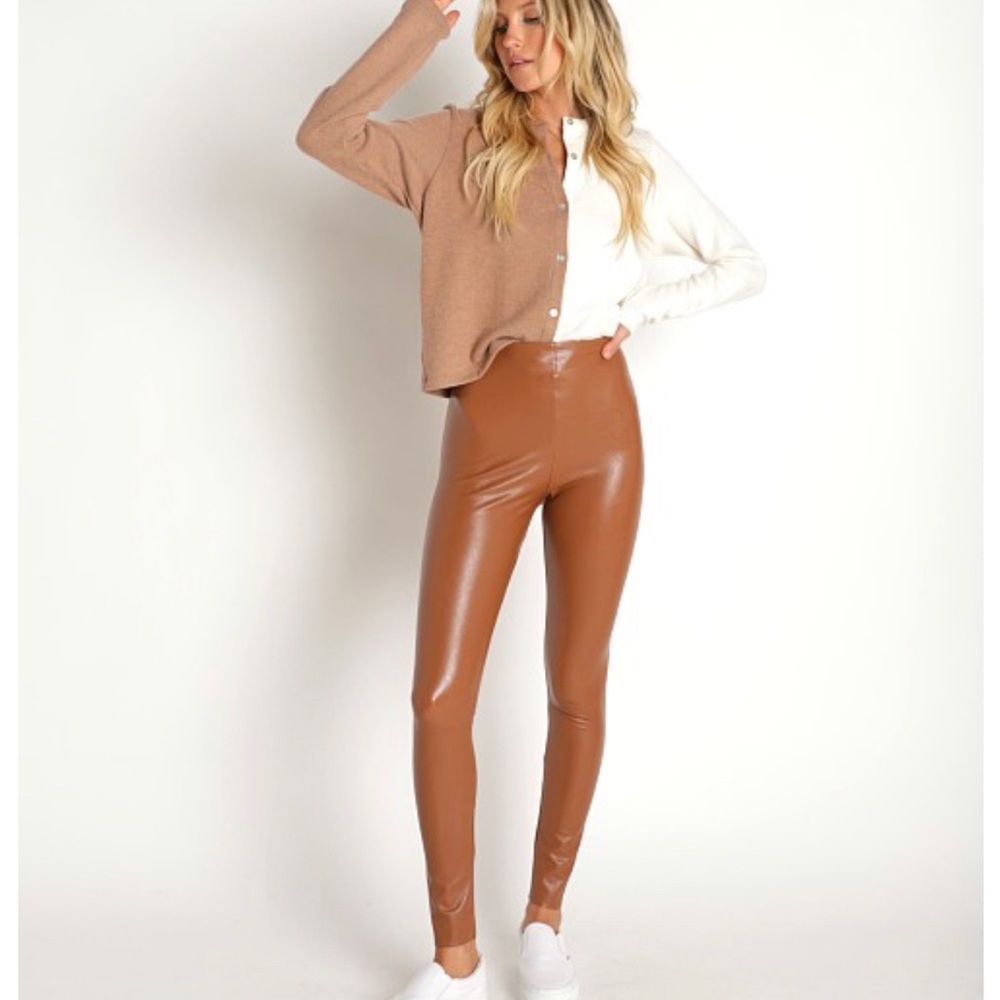 Commando leather leggings